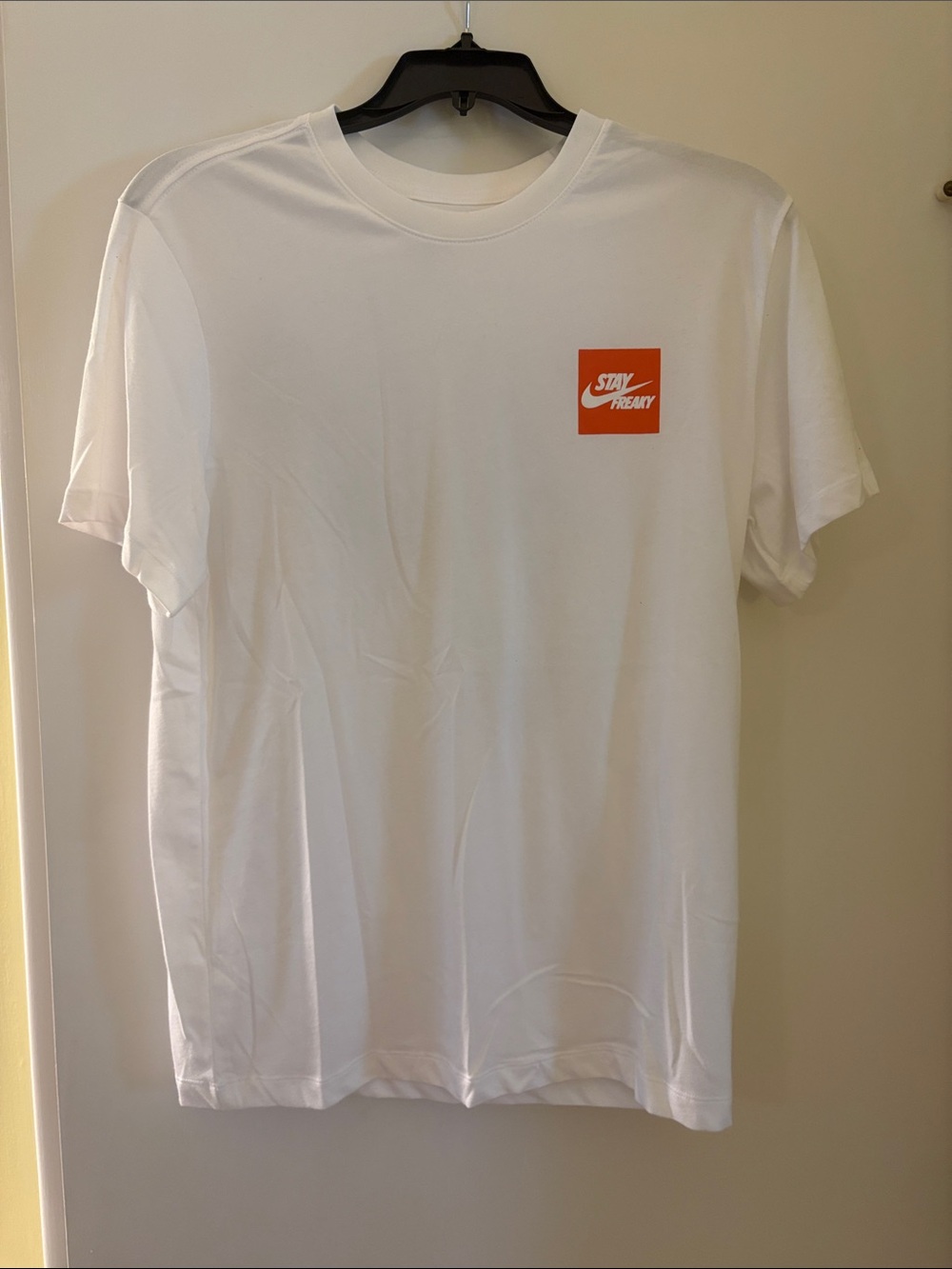 Nike White Short Sleeve Tee Stay Freaky Giannis Antetokounmpo